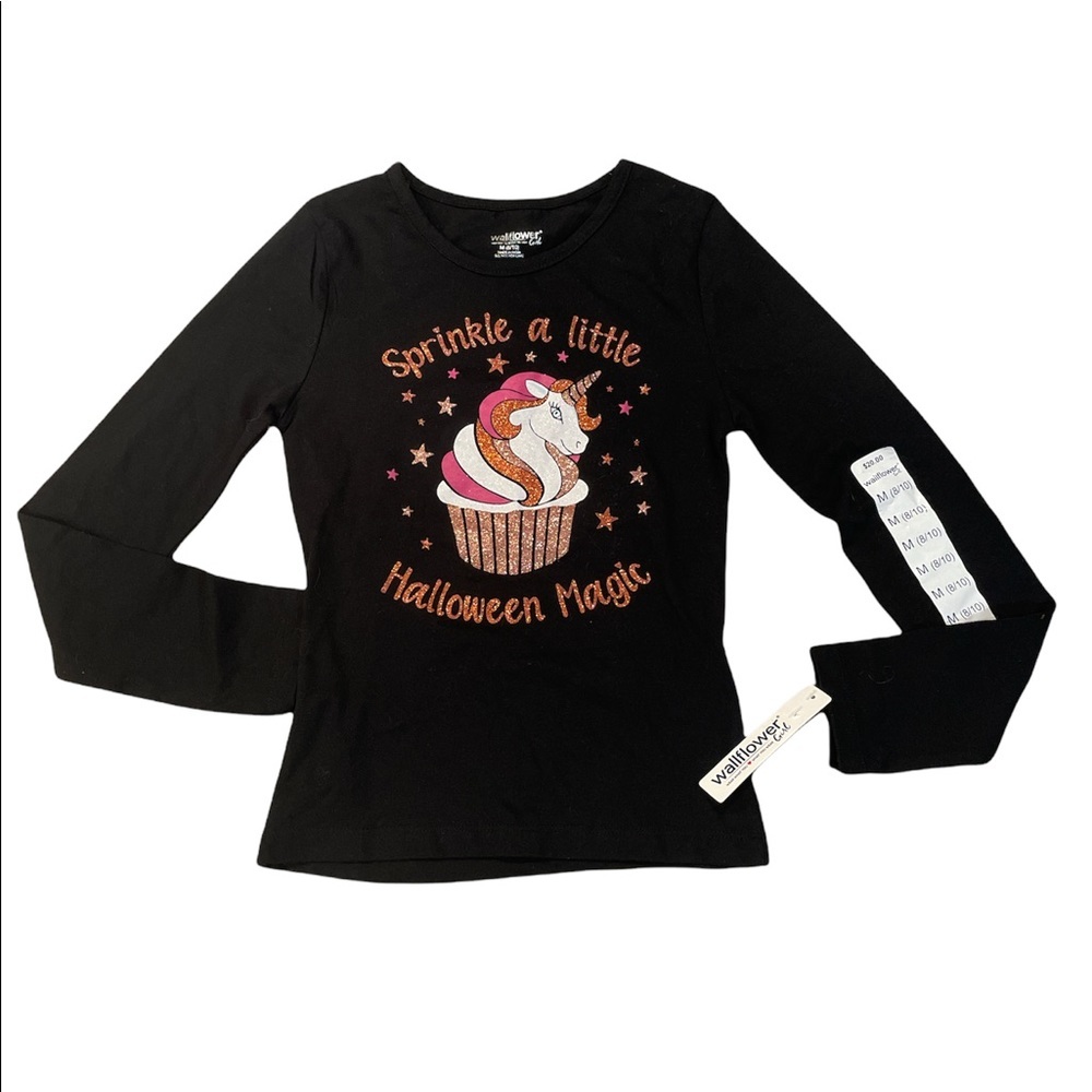 NWT Unicorn Cupcake Halloween Tee